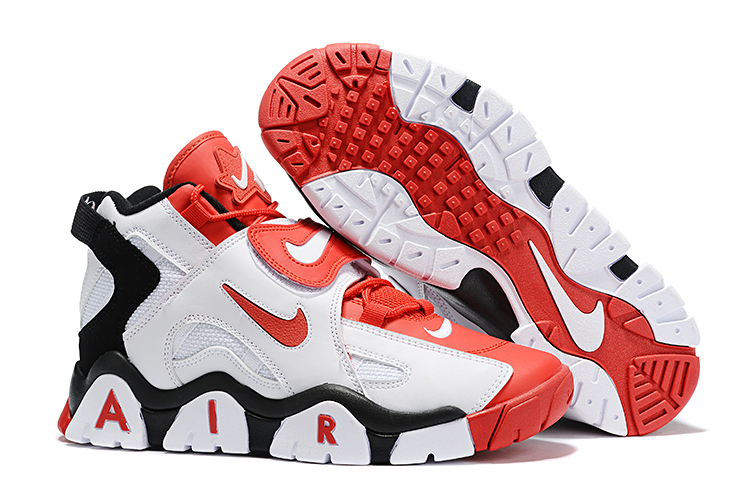 2019 Men Nike Air Barrage Mid QS Red White Black Shoes